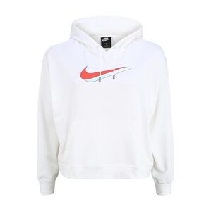 Nike Sportswear Mikina  biela / červená / čierna