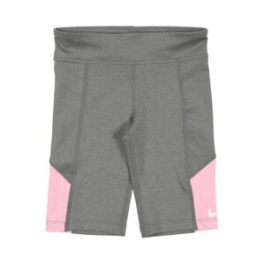 NIKE Športové nohavice 'Nike Trophy'  biela / ružová / sivá