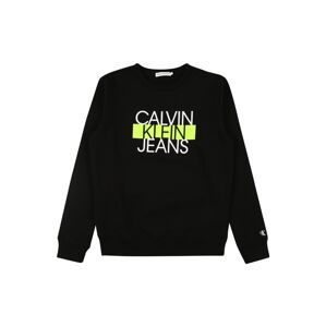 Calvin Klein Jeans Mikina 'INSTITUTIONAL BLOCK'  čierna