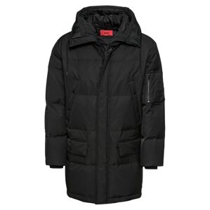 HUGO Zimný kabát 'Belmu1841 10209076 01'  čierna