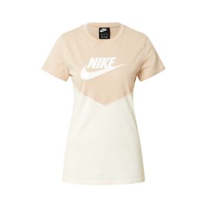 Nike Sportswear Tričko  biela / béžová