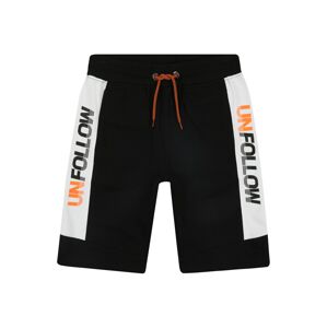 STACCATO Nohavice  čierna / biela / oranžová