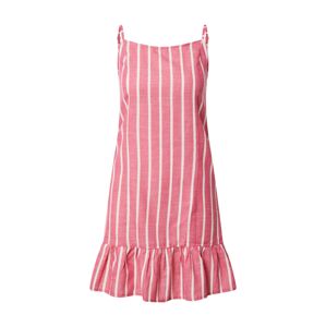 Trendyol Letné šaty  s ružovými fľakmi / biela