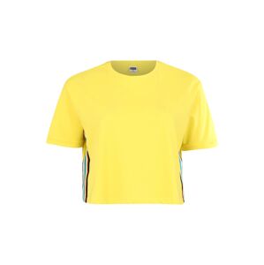 Urban Classics Curvy Tričko  žltá / zmiešané farby