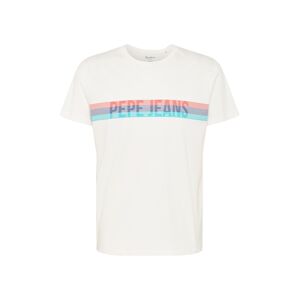 Pepe Jeans Tričko 'MARKE'  šedobiela / zmiešané farby