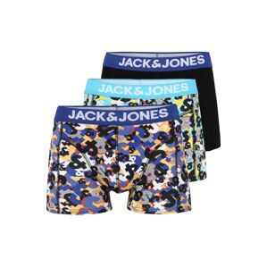 JACK & JONES Boxerky  čierna / modrá