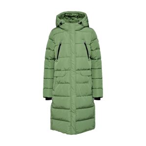 TOM TAILOR DENIM Zimný kabát 'padded long coat'  zelená