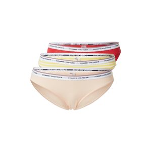 Tommy Hilfiger Underwear Nohavičky 'Bikini Print'  telová / žltá / červená