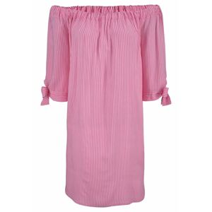 LASCANA Plážové šaty  ružová / biela