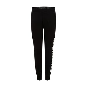 Calvin Klein Jeans Nohavice 'PUFF PRINT HWK PANT'  biela / čierna