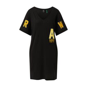 G-Star RAW Šaty 'Graphic Joosa'  žltá / čierna