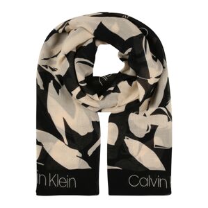 Calvin Klein Látkové rúško  čierna / béžová