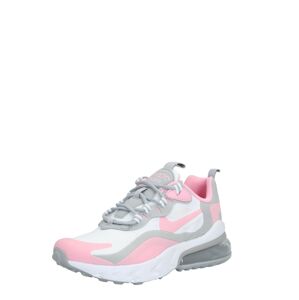 Nike Sportswear Tenisky 'Nike Air Max 270 React'  ružová / biela / sivá