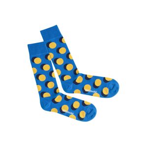 DillySocks Ponožky 'Water Shadow'  žltá / modrá