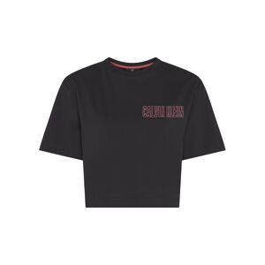 Calvin Klein Performance Funkčné tričko  čierna / marhuľová