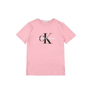 Calvin Klein Jeans Tričko 'MONOGRAM'  ružová / čierna / biela