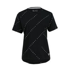 UNDER ARMOUR Funkčné tričko  biela / čierna