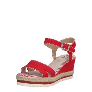 MTNG Remienkové sandále 'EDEN'  piesková / červená