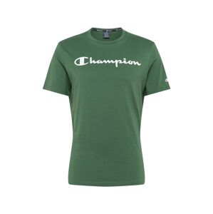 Champion Authentic Athletic Apparel Tričko  biela / zelená