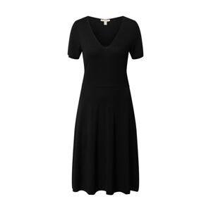 ESPRIT Šaty 'Dresses knitted mini'  čierna