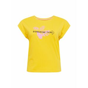 MY TRUE ME Tričko  svetloružová / žltá
