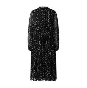 BRUUNS BAZAAR Košeľové šaty 'Dotta Avery'  čierna / biela