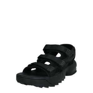 FILA Trekingové sandále  čierna