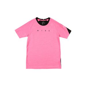 NIKE Funkčné tričko 'Academy'  ružová / čierna / biela
