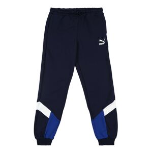 PUMA Športové nohavice  modrá / námornícka modrá / biela