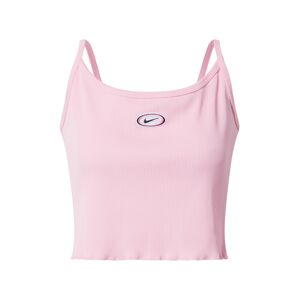 Nike Sportswear Vyšívaný top 'Femme'  ružová