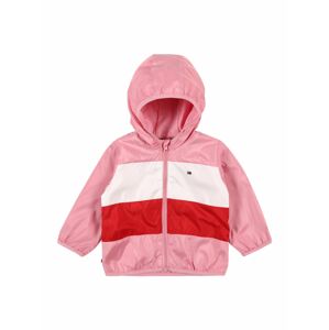TOMMY HILFIGER Prechodná bunda  ružová / biela / červená