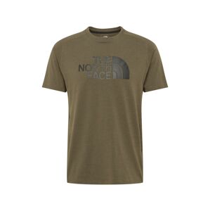 THE NORTH FACE Funkčné tričko 'WICKER'  čierna / hnedá melírovaná