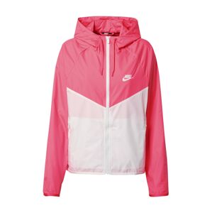 Nike Sportswear Prechodná bunda 'Windrunner'  ružová / biela