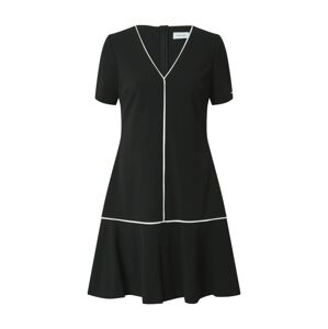 Calvin Klein Šaty  čierna / biela