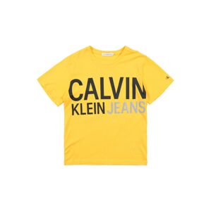 Calvin Klein Jeans Tričko 'STAMP LOGO SS T-SHIR'  žltá