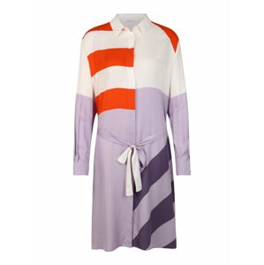 BOSS Košeľové šaty 'Carusa'  biela / fialová / oranžová