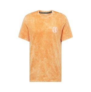 NIKE Funkčné tričko  biela / oranžová