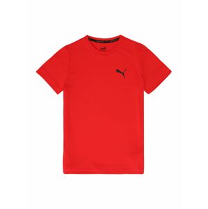PUMA Funkčné tričko  červená / čierna