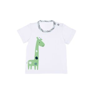 STERNTALER Tričko 'Giraffe'  biela / svetlozelená / modrosivá / námornícka modrá