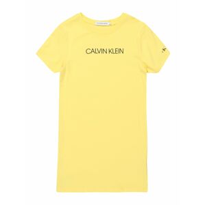 Calvin Klein Jeans Šaty  čierna / žltá