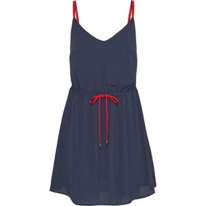 Tommy Jeans Letné šaty  námornícka modrá / červená