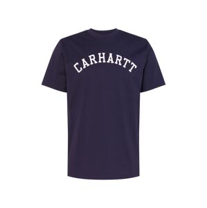 Carhartt WIP Tričko  námornícka modrá / biela