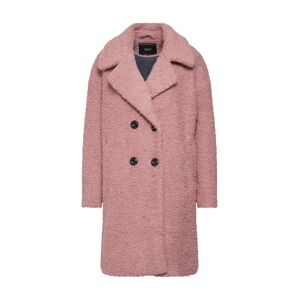 ONLY Zimný kabát  rosé / čierna