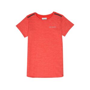 COLUMBIA Funkčné tričko 'Tech Trek™'  čierna / oranžovo červená