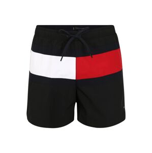 Tommy Hilfiger Underwear Plavecké šortky  šedobiela / červená / čierna
