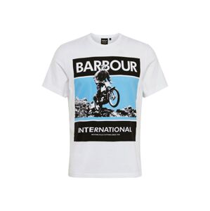 Barbour International Tričko  biela / zmiešané farby