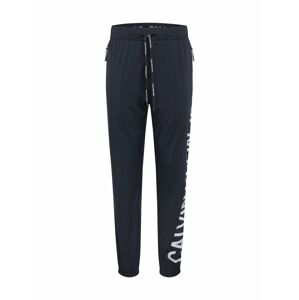 Calvin Klein Jeans Nohavice  biela / čierna