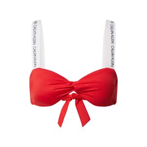 Calvin Klein Swimwear Bikinový top 'TWIST BANDEAU-RP'  červená