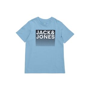 Jack & Jones Junior Tričko 'Booster'  čierna / svetlomodrá