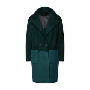 ONLY Prechodný kabát  smaragdová / čierna